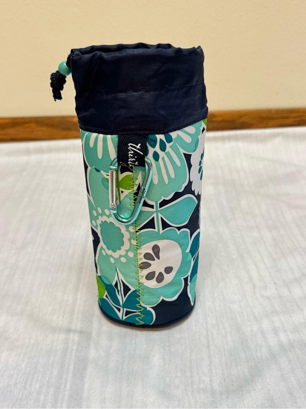 Thirty-One Best Buds Floral Pattern Insulated Travel Water Bottle Can Cooler